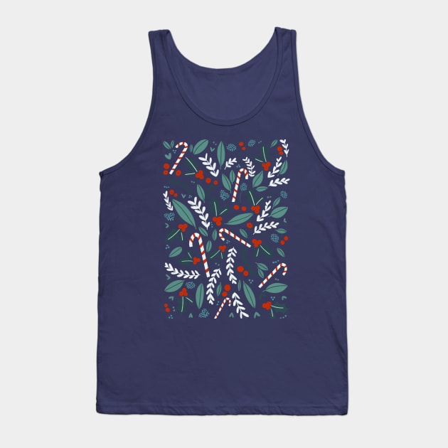 Merry Christmas Tank Top by Valeria Frustaci 